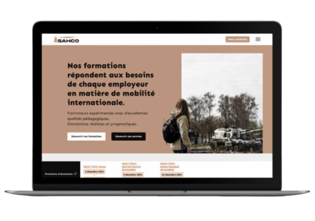 Exemple de réalisation en création de contenu professionnel